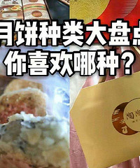 月饼种类大盘点,你喜欢那种?