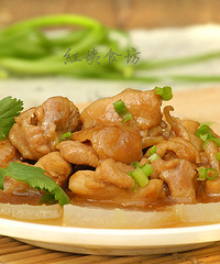 一勺耗油汁让冬瓜与鸡肉完美结合—冬瓜蒸鸡