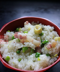 "【胖胖小厨】立夏了 赶紧做豌豆咸肉糯米饭吧"