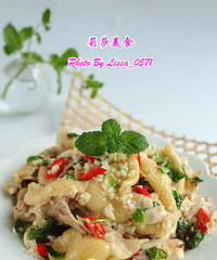 "《莉莎美食》薄荷手撕鸡"
