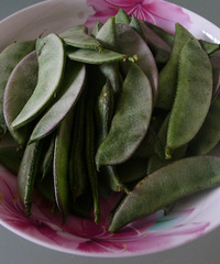 悦妈家的美食--辣炒扁豆