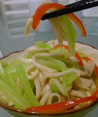 悦妈家的美食--莴笋杏鲍菇