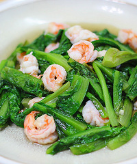 【胖胖小厨】健康美食--油麦菜炒虾仁