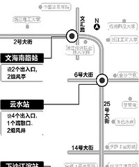 杭州地铁1号线下沙段2016年建成通车