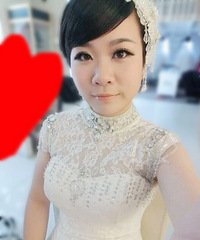 "!!!试妆归来,永远看不腻的小清新+简欧风格+中式婚礼造型"
