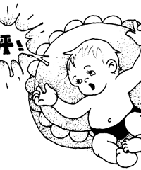 "婴儿惊吓,3个解决办法~"