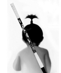 黄色胎毛进去出来支黑色笔 胎毛笔用的真是孩子的毛发吗?