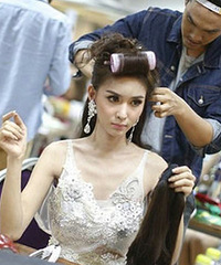 没有女星敢和她比美的