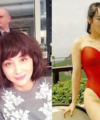 以前那么性感 生了两个小孩后变大妈了