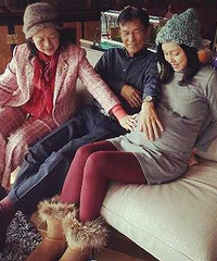 太幸福了!外公外婆已经等不及了哦!