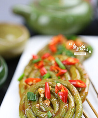 "烤豆角棒棒串"