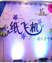 "创意纸飞机主题婚礼 勾起童年的回忆"