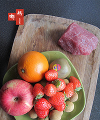 嘟妈简单年菜之4——宠爱家人的水果烤肉串