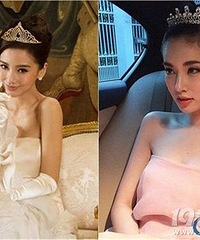 最美人妖撞脸Angelababy 完全分不清楚