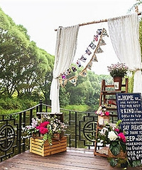 "婚礼布置假花不必真花差 还可省钱哦~"