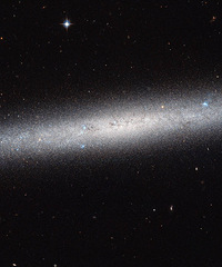 Hubble Views a Galaxy on Edge