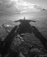 Shadow of a Martian Robot