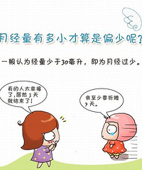 "月经量很少怎么办?月经量为什么会少"