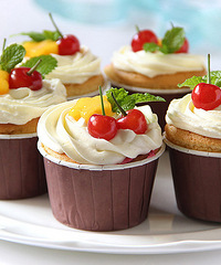 嘟妈——烘焙幸福的滋味——戚风Cupcakes--“杯子蛋糕”