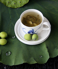 "嘟妈——养生壶煮清热去火莲子茶"