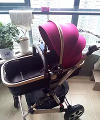 高景观婴儿车转让,车车全新 买来只在家睡