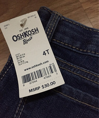 (全新)美国oshkosh的牌子,绝对正