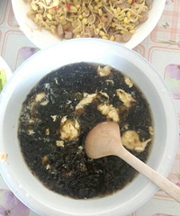 "海边人家正宗紫菜蛋汤,市场上很难买到的,"