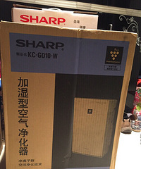 转全新未开封夏普kc-gd10-w空气净