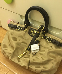 全新coach双c绝版帆布包 带吊牌 专