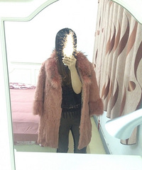 几件适合大码美女的毛毛外套 ,价格160