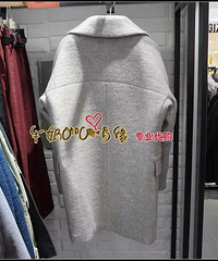 ugiz专柜正品毛呢修身中款大衣外套ud