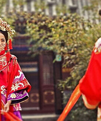"【拍中式婚纱照注意事项】中式婚纱照特点解析!"