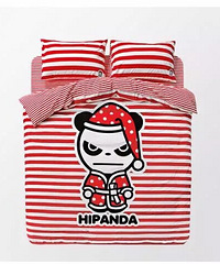 hipanda 全棉红色四件套未拆封56