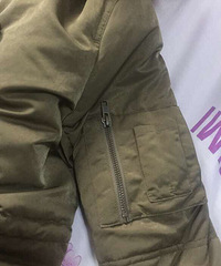 全新玫瑰子弹羽绒服,昕薇画报款,1码(相