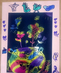 童心童画:愿生活如花