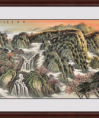"中式简约客厅装饰画选择 就选能升值的字画"