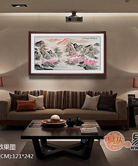 "现代室内客厅装饰画挂什么合适 我只选择品位高的"