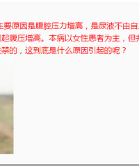 "压力性尿失禁是怎么引起的"