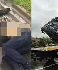 小情侣驾车坠河死亡 现场却死了三个人?!