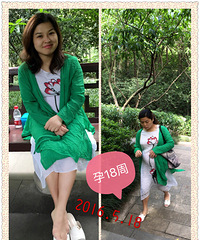 今天正好18周,就是腰酸背疼,可能是最近