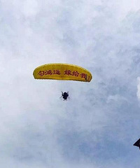 绝望...乘滑翔伞求婚被挂树上 最后还遭拒