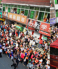 高考加油!毛坦厂中学万人送考!场面震撼…