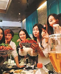 小龙虾也能玩出小清新