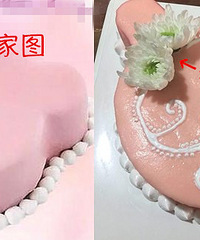 吓死人!给爸爸买的祝寿蛋糕上面居然插着菊花