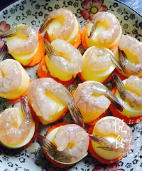 小仙厨房~日本豆腐蒸虾仁~土豆饼