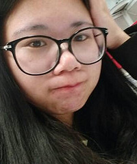 脸圆圆的娇小姑娘素颜也好看!