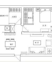 杨浦戎德苑婚房装修 莱仕设计