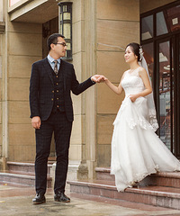 大个子与小女子的备婚路之婚纱照