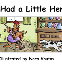 美国加博少儿英语原版绘本——I had a little hen