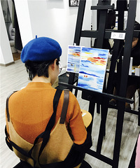 震惊,爱情公寓张益达竟亲临19楼周日油画交友现场